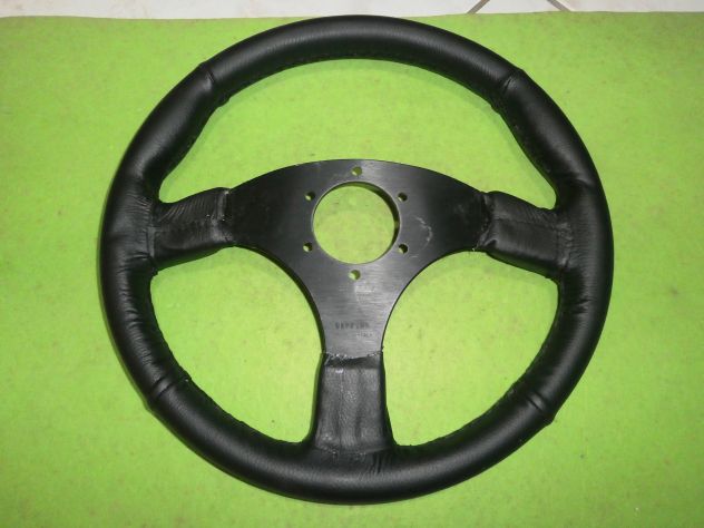 VOLANTE UNIVERSALE FIAT 127 128 124 D'EPOCA ATTACCO MOZZO MOMO 6 FORI D.33 - Foto 4