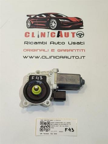 MOTORINO ALZAVETRO ANTERIORE SINISTRO JEEP Cherokee 4° Serie 1001787-A001 ENS (0508) - Foto 2