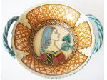 Orvieto-Ceramica smaltata dipinta a mano-anni '60-Lab. Ceramica S.C.O.-
