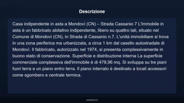 Immobile in asta di 405 m² con più di 5 locali e box auto in vendita a Mondovì - Foto 8