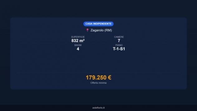 Immobile in asta di 832 m² con più di 5 locali in vendita a Zagarolo - Foto 16