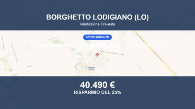 Immobile in asta di 75 m² in vendita a Borghetto Lodigiano
