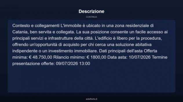 Immobile in asta di 207 m² con più di 5 locali in vendita a Catania - Foto 11