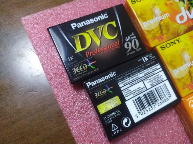 NUOVI nastri mini DV Digital8 Hi-8 Sony TDK Panasonic - Foto 3