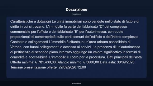 Immobile in asta di 205 m² in vendita a Verona - Foto 4