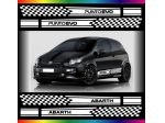 ADESIVI AUTO FASCE PUNTO EVO - tuning strisce a scacchi