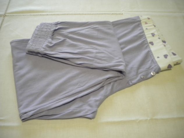 PIGIAMA DONNA tg.L-PANTALONI+MAGLIETTA MANICHE CORTE - Foto 4