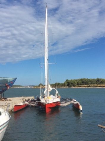 BARCA A VELA TRIMARANO PIEGHEVOLE MATTIA T11 - Foto 5
