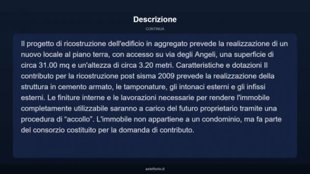 Immobile in asta di 24 m² in vendita a L'Aquila - Foto 9