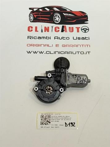 MOTORINO ALZAVETRO POSTERIORE DESTRA TOYOTA Yaris Serie 85720-0D120 1NDTV (1416) - Foto 2
