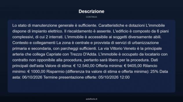 Immobile in asta di 27 m² in vendita a Capriate San Gervasio - Foto 7