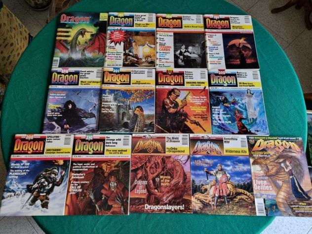 Dragon Magazine (TSR) (13 numeri anni '90 + 1) + altro