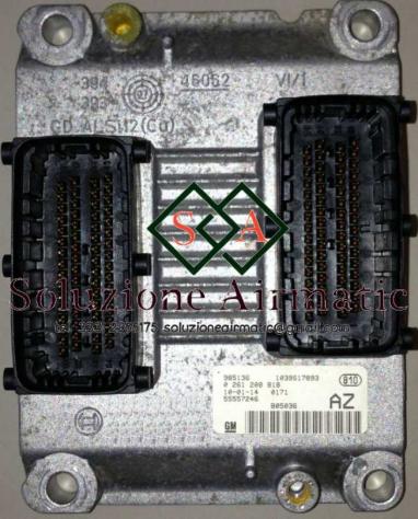 Opel Astra H 2.0 centralina motore Bosch 55557246