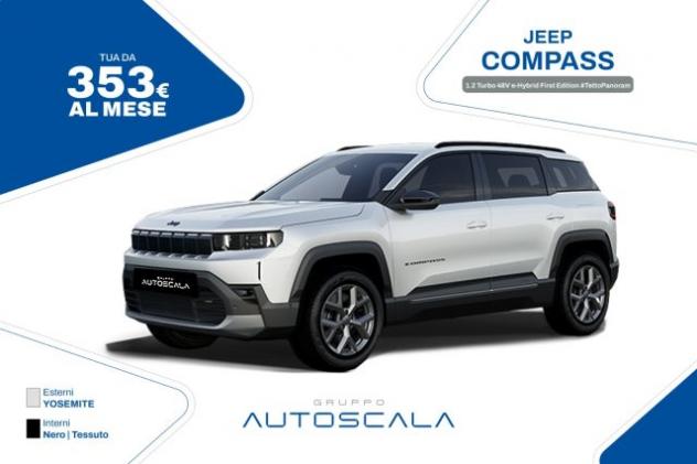 JEEP Compass 1.2 Turbo 48V e-Hybrid First Edition #TettoPanoram rif. 23780252