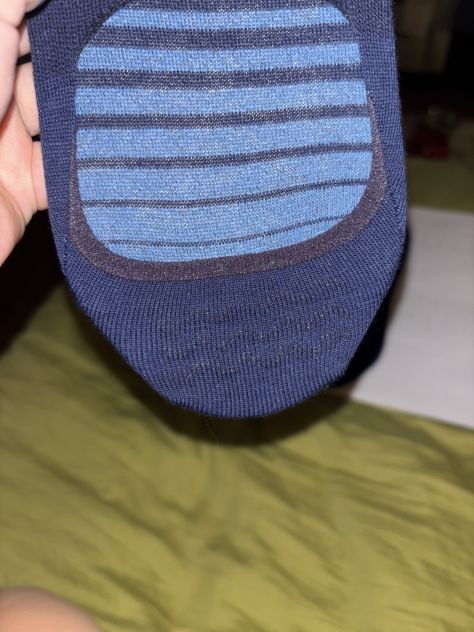 3 PAIA DI CALZE NUOVE UGUALI,UNISEX,FANTASMINI INVISIBILI,A RIGHE BLU E AZZURRO, - Foto 2