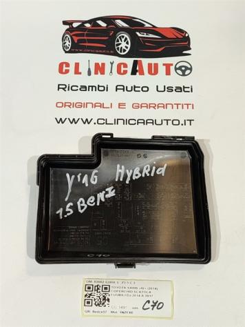 COPERCHIO SCATOLA FUSIBILI TOYOTA Yaris Serie 82662-52800 1NZFXE hybrid 1497 (1416) - Foto 2