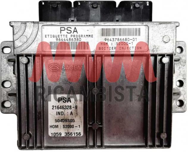 9643786680-01 9644486380 Citroen C5 1.8 centralina motore Sagem