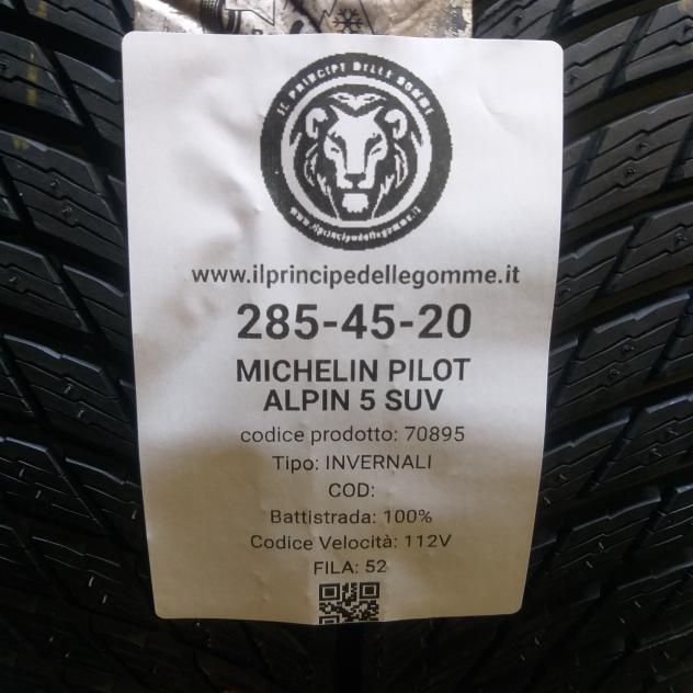4 GOMME 285 45 20 MICHELIN A70895 - Foto 2