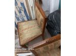 2 sedie vintage in legno imbottite – zona Savona