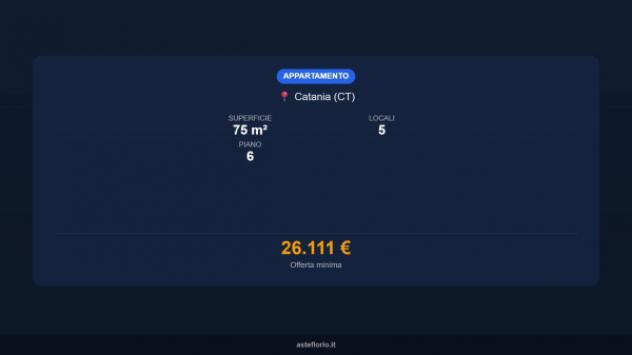 Immobile in asta di 75 m² in vendita a Catania - Foto 15
