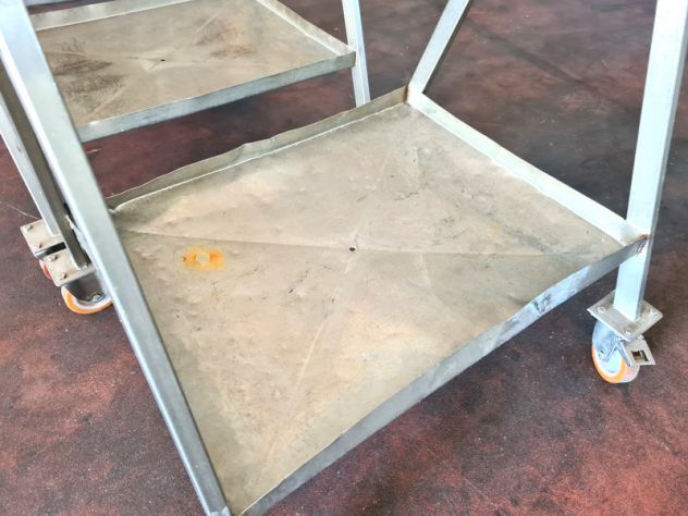 carrelli inox per pastifici usati - Foto 4