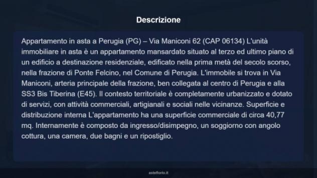 Immobile in asta di 40 m² in vendita a Perugia - Foto 12