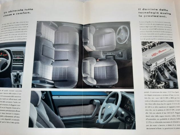 ALFA ROMEO 164  DEPLIANT ORIGINALE - Foto 5