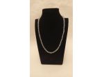 Collana girocollo in topazio azzurro chiusura in argento 925 dorata