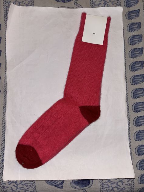CALZE NUOVE DA UOMO IN PURO CASHMERE FIRMATE ORIGINALI PAUL SMITH,MADE IN ITALY - Foto 10