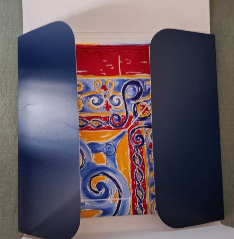 foulard Givenchy in seta fatto a mano con scatola originale