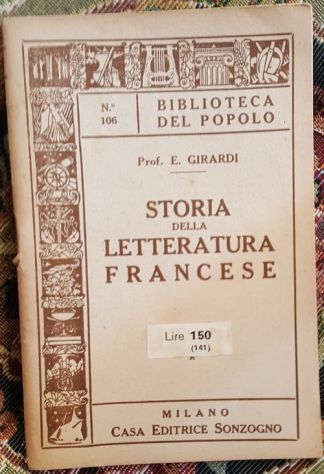 Storia della letteratura francese