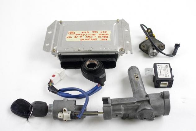 KIT ACCENSIONE AVVIAMENTO CON CENTRALINA MOTORE KIA SORENTO 2.5 D 4X4 103KW 5M 5P (2004) RICAMBIO USATO 0281011283 39100-4A720 88B4TI02 0K2NC677B0