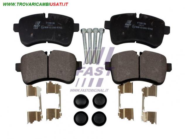 PASTIGLIE FRENO IVECO DAILY 06 POSTERIORE SENZA SENSORE 35C14/C16/C18 FT29136 Meccanica  Impianto frenante  Freni  Pastiglie freni pos IVECO - DAILY C