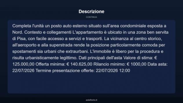 Immobile in asta di 104 m² in vendita a Pisa - Foto 12