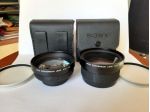 Sony Tele + Wide conversion lens Ø72 mm.