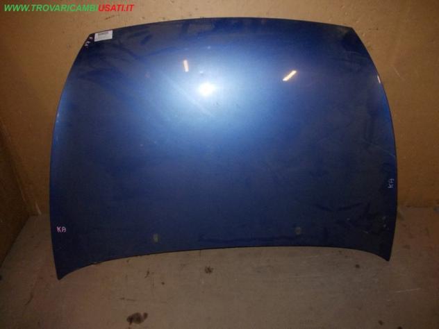 COFANO ANT. AZZURRO CON SPRUZZI ESTERNI FORD KA (CCQ) 3 porte  Carrozzeria  Lamierati esterni  Cofano  Cofano ant. FORD - KA 3 porte - 01-11-1996 - 01