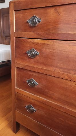 CAMERA DA LETTO IN NOCE MASSELLO NAZIONALE ANNI '30 - Foto 6