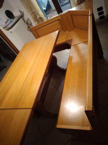 Tavolo in legno con cassapanca - Foto 9