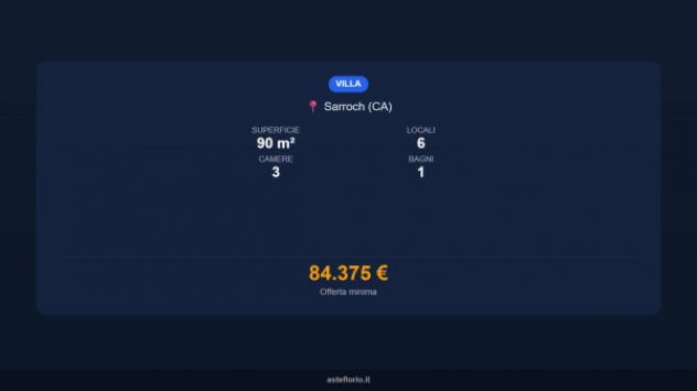 Immobile in asta di 90 m² con più di 5 locali in vendita a Sarroch - Foto 16