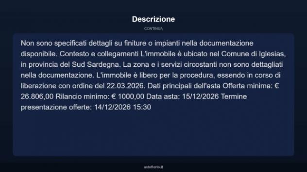 Immobile in asta di 21 m² in vendita a Iglesias - Foto 5