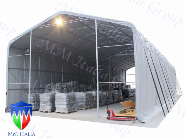 Tunnel Agricoli 8,0 x 12,0 x 4,0 uso rimessaggio senza Permessi telo 720 gr. mq. - Foto 6