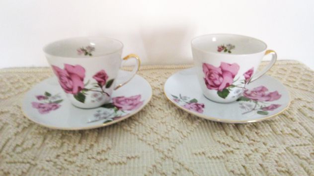 Tazzine the/caffe' in ceramica "M & Z di Bohemia"-prodotte dal 1922 al 1945