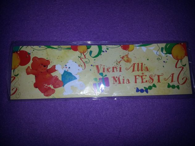 13 CONFEZIONI NUOVE,SIGILLATE,DI INVITI PER FESTE/COMPLEANNI PER BAMBINI/ADULTI/ - Foto 5