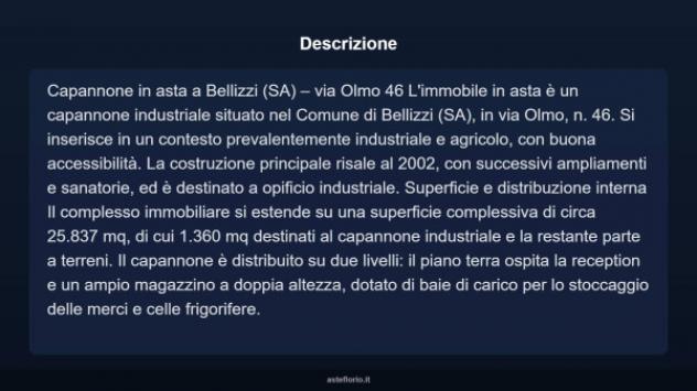 Immobile in asta di 25837 m² in vendita a Bellizzi - Foto 3