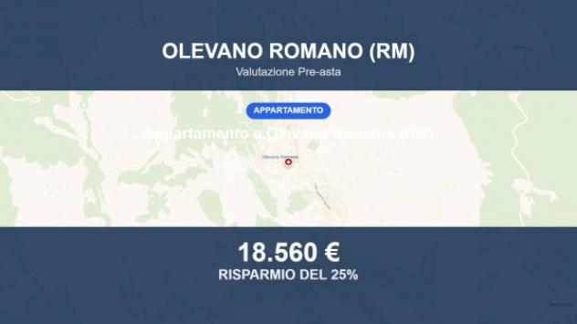 Immobile in asta di 57 m² in vendita a Olevano Romano