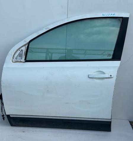 PORTA A/SX NISSAN QASHQAI 02/07 BIANCA NO ALZ NO SERR  999-U1307454 Carrozzeria  Lamierati esterni  Porte  Porta ant. sx. NISSAN - QASHQAI - 01-04-201