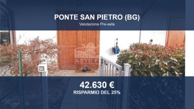 Immobile in asta di 199 m², box auto in vendita a Ponte San Pietro