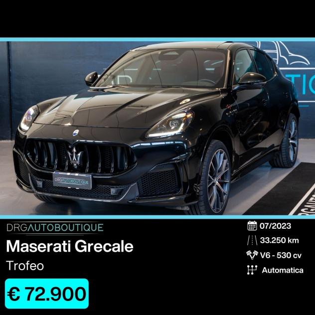 Maserati Grecale V6 530 CV AWD Trofeo CARBONIO/TETTO/SONUS