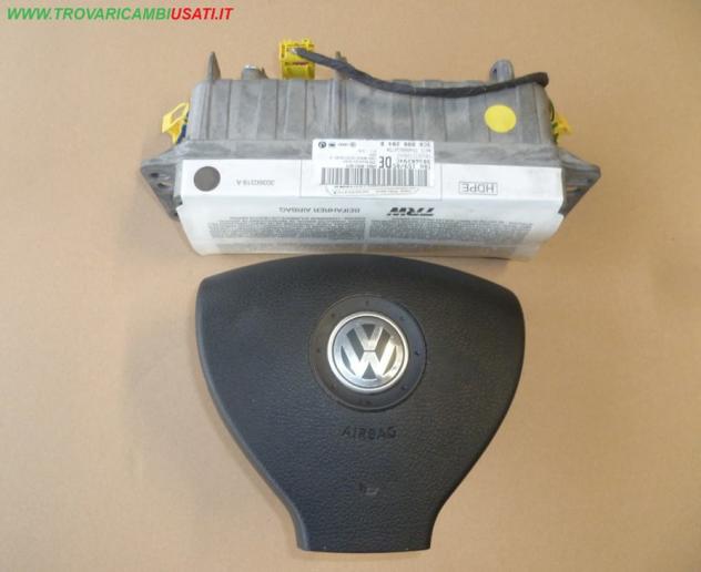 DISPOSITIVO AIR-BAG lato guida KIT VOLANTE 2 SP VERDE/ ARANCIO - PASS. 2 SP. VIOLA / VERDE VOLKSWAGEN GOLF (1K) 3 porte / 5 porte Carrozzeria Sicure