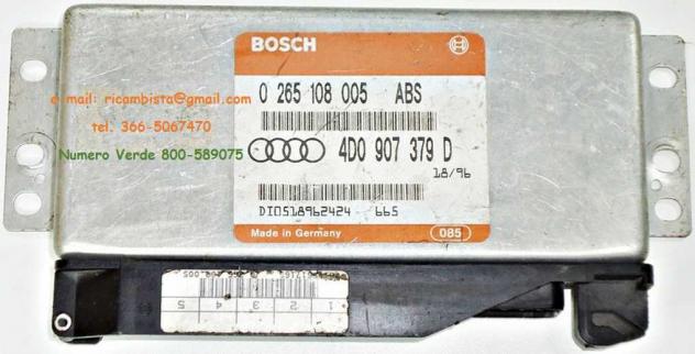 Audi A4 centralina ABS Bosch 0265108005 4D0907379D